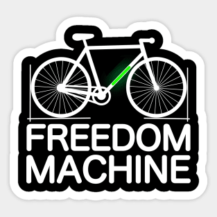 Electric Bicycles "freedom machine" e bike Sticker